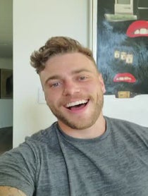 Poster for Birthday video from Gus Kenworthy