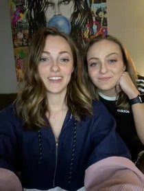 Poster for Pep Talk video from Paige and Holly