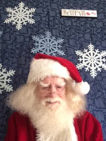 Poster for Holiday video from Santa Claus