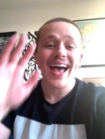 Poster for Birthday video from Luke Friend