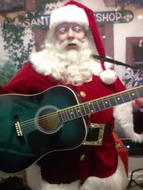Poster for Holiday video from Singing Santa