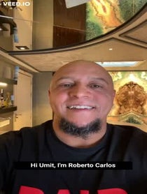 Poster for Birthday video from Roberto Carlos
