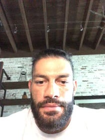 Poster for Birthday video from Roman Reigns