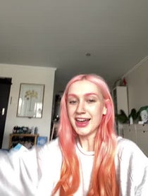 Poster for Birthday video from Peach