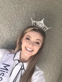 Poster for Pep Talk video from Miss Florida 2020