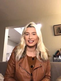 Poster for Birthday video from Courtney Anne Mitchell