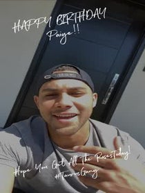 Poster for Birthday video from Devin Harris