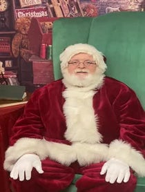 Poster for Holiday video from Santa Claus
