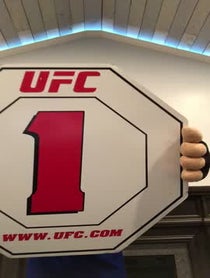 Poster for Birthday video from Mascot Chuck Liddell