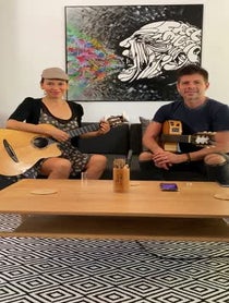 Poster for Holiday video from Rodrigo y Gabriela