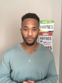 Poster for Pep Talk video from Akeem Haynes