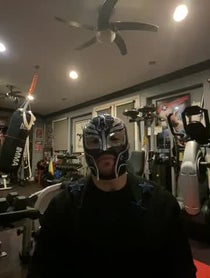 Poster for Holiday video from Rey Mysterio