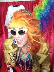 Poster for Birthday video from Nellie-ELVIA and CYNDI LAUPER Tributes