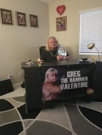 Poster for Birthday video from Greg Valentine