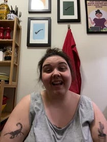 Poster for Birthday video from Sofie Hagen