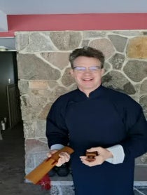 Poster for Birthday video from Dashan 大山