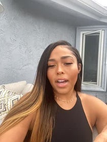 Poster for Pep Talk video from Jordyn Woods