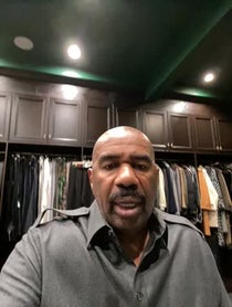 Poster for Birthday video from Steve Harvey
