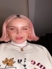 Poster for Birthday video from Anne-Marie