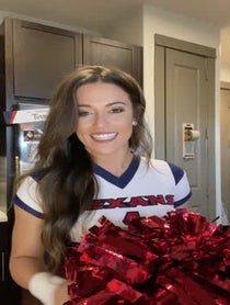 Poster for Birthday video from Houston Texans Cheerleaders