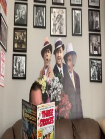 Poster for Birthday video from Curly G Curly Howard’s Grandson