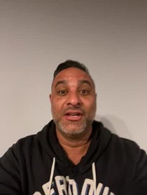 Poster for Birthday video from Russell Peters