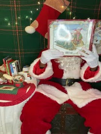 Poster for Holiday video from Santa Claus