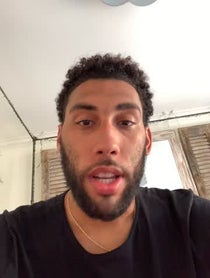 Poster for Birthday video from Denzel Valentine