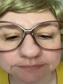 Poster for Birthday video from Kelly’s Mom (Pam Cook)