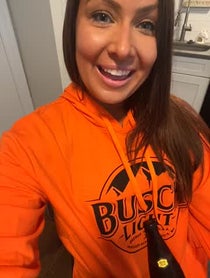 Poster for Birthday video from Busch Latte Girl