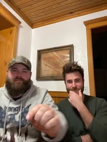 Poster for New Year video from The Swon Brothers