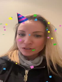 Poster for Birthday video from Rachel Watts