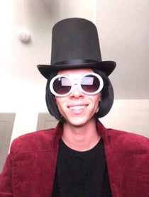 Poster for Birthday video from Willy Wonka Tiktok