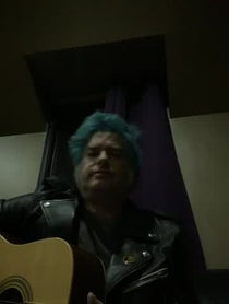 Poster for Holiday video from Fat Mike
