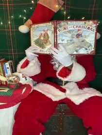 Poster for Holiday video from Santa Claus