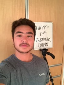 Poster for Birthday video from Schuyler Bailar
