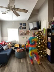 Poster for Holiday video from That flippin’ Santa