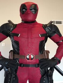 Poster for Birthday video from Deadpool