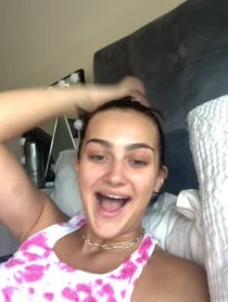 Poster for Birthday video from Suede Brooks