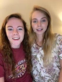 Poster for Give Thanks video from Hailee and Kendra