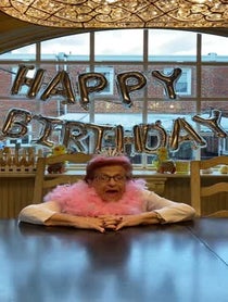 Poster for Birthday video from Dolores Paolino