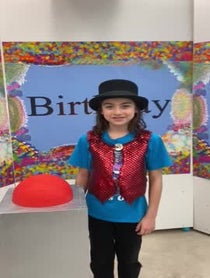 Poster for Birthday video from Eli’s Birthday Button!