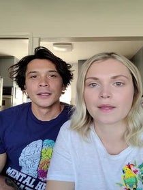 Poster for Birthday video from Eliza Taylor & Bob Morley