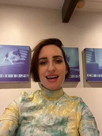 Poster for Birthday video from Zoe Lister-Jones