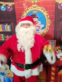 Poster for Holiday video from Santa Claus