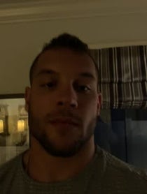Poster for Birthday video from Nick Bosa