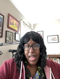 Poster for Birthday video from Naomi Ekperigin