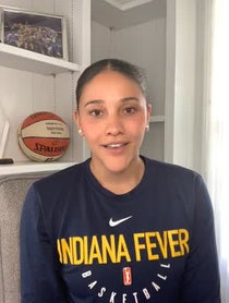 Poster for Pep Talk video from Natalie Achonwa