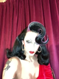 Poster for Birthday video from Violet Chachki