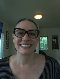 Poster for Birthday video from Paget Brewster